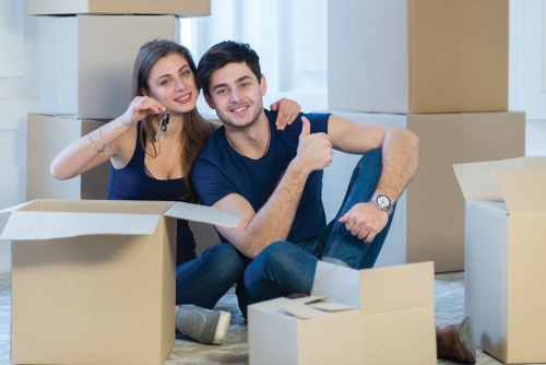 Professional removals team planning a move in Crooklog