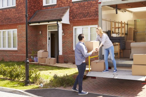 Carefully packed belongings for a local small move in Crooklog