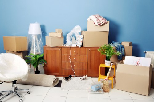 Packing fragile items for a flat move in Crooklog