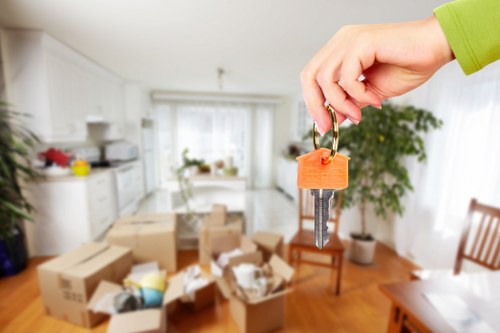 Example of a storage clearance estimate for a flat or small property