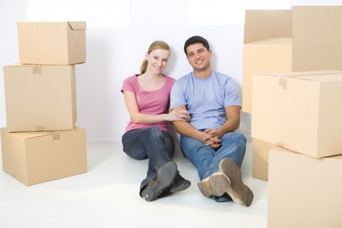 Man and van vehicle ready for a local move in Crooklog