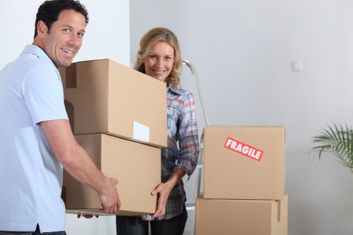 Household and business items organised in a secure storage unit